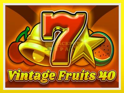 Vintage Fruits 40 leikjavél fyrir peninga