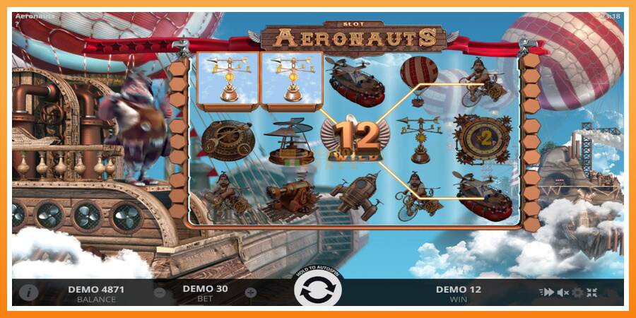 Aeronauts leikjavél fyrir peninga, mynd 2