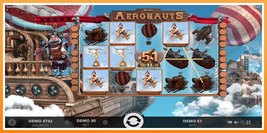 Aeronauts leikjavél fyrir peninga, mynd 3