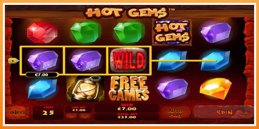 Hot Gems leikjavél fyrir peninga, mynd 2