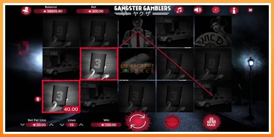 Gangster Gamblers leikjavél fyrir peninga, mynd 3