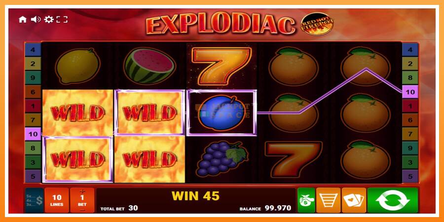 Explodiac Red Hot Firepot leikjavél fyrir peninga, mynd 2