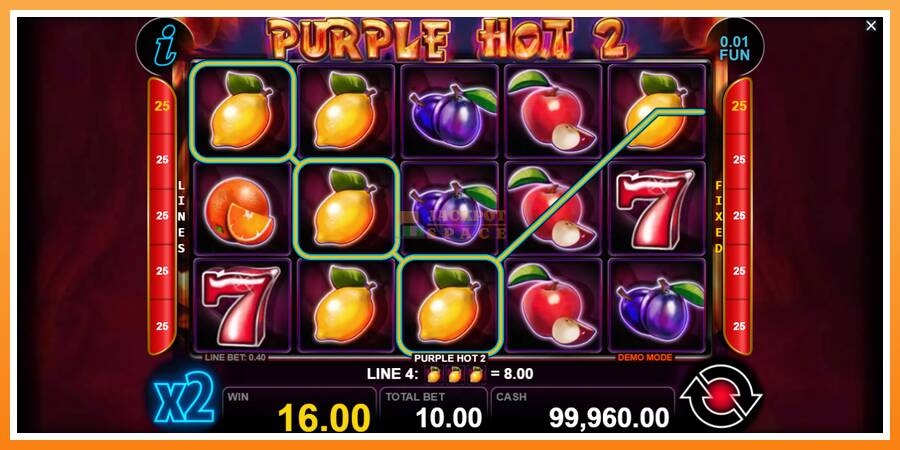 Purple Hot 2 leikjavél fyrir peninga, mynd 2