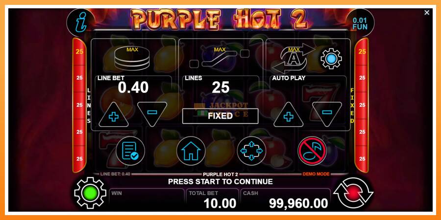 Purple Hot 2 leikjavél fyrir peninga, mynd 7