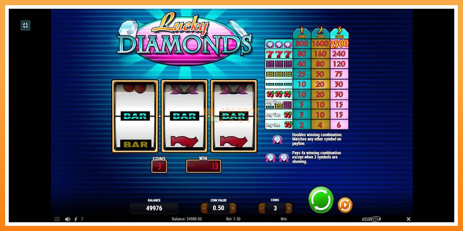 Lucky Diamonds leikjavél fyrir peninga, mynd 2