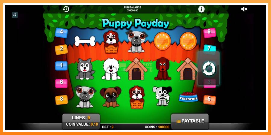 Puppy Payday leikjavél fyrir peninga, mynd 1