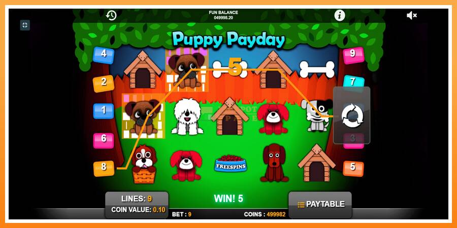 Puppy Payday leikjavél fyrir peninga, mynd 3