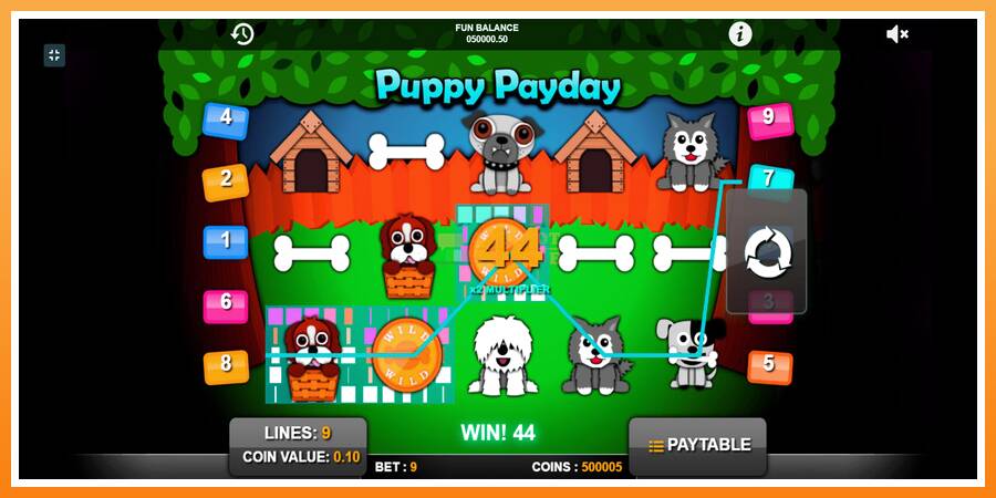 Puppy Payday leikjavél fyrir peninga, mynd 5