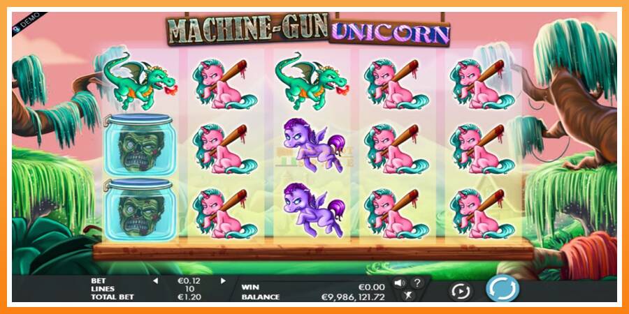 Machine Gun Unicorn leikjavél fyrir peninga, mynd 1