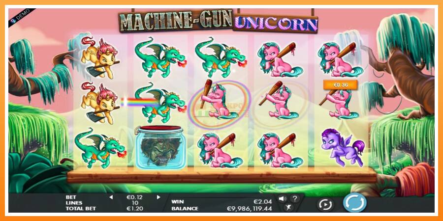 Machine Gun Unicorn leikjavél fyrir peninga, mynd 2