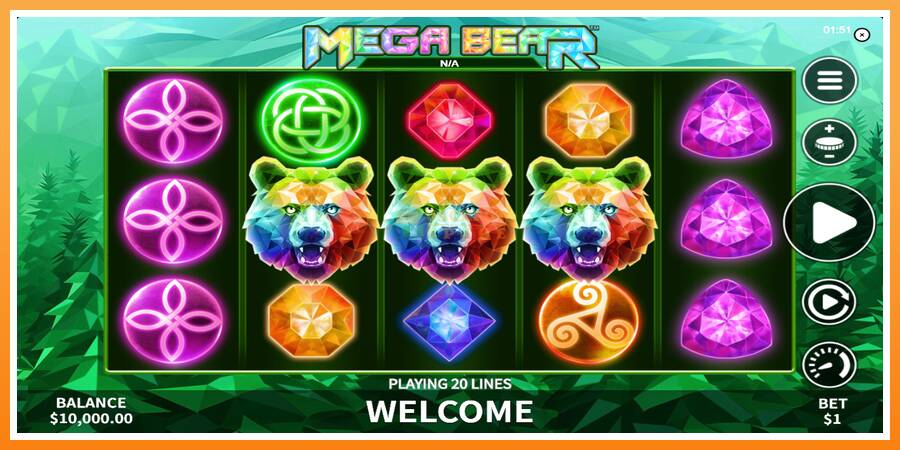 Mega Bear leikjavél fyrir peninga, mynd 2