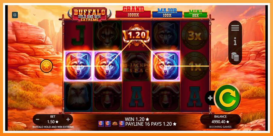 Buffalo Hold and Win Extreme leikjavél fyrir peninga, mynd 5