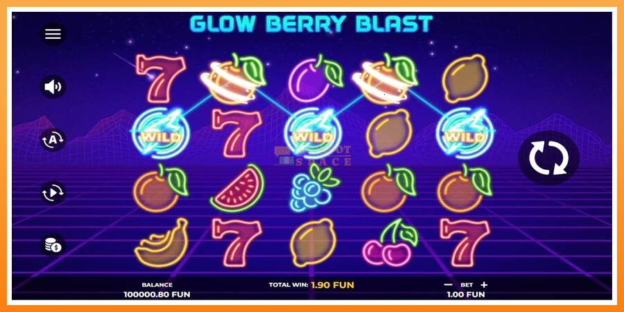 Glow Berry Blast leikjavél fyrir peninga, mynd 2