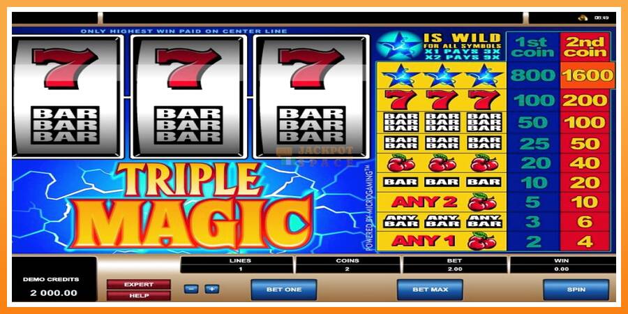 Triple Magic leikjavél fyrir peninga, mynd 1