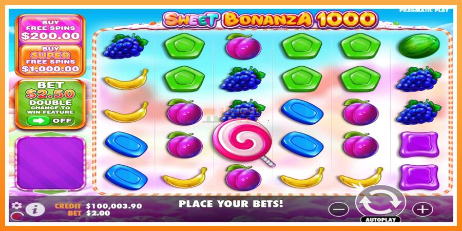 Sweet Bonanza 1000 leikjavél fyrir peninga, mynd 2