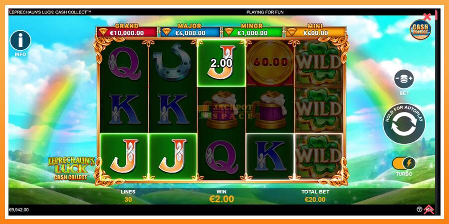 Leprechauns Luck Cash Collect Megaways PowerPlay Jackpot leikjavél fyrir peninga, mynd 3