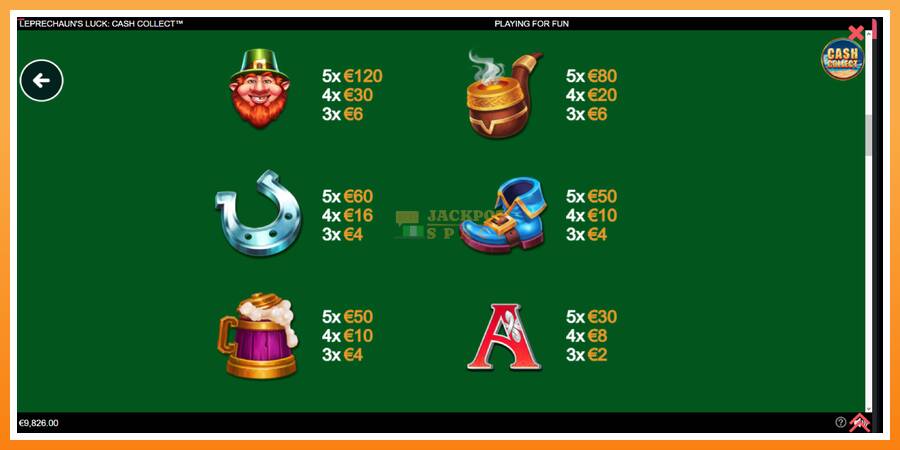 Leprechauns Luck Cash Collect Megaways PowerPlay Jackpot leikjavél fyrir peninga, mynd 5