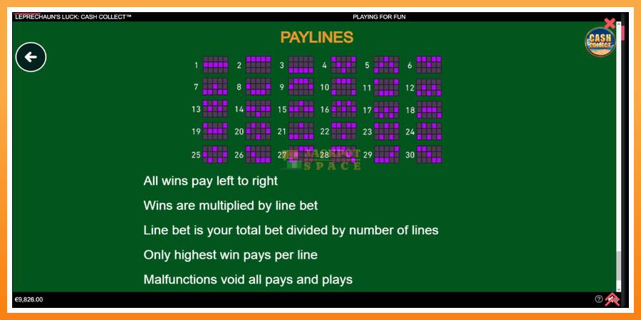 Leprechauns Luck Cash Collect Megaways PowerPlay Jackpot leikjavél fyrir peninga, mynd 7