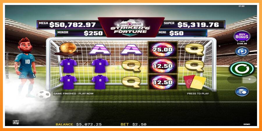 Strikers Fortune leikjavél fyrir peninga, mynd 4