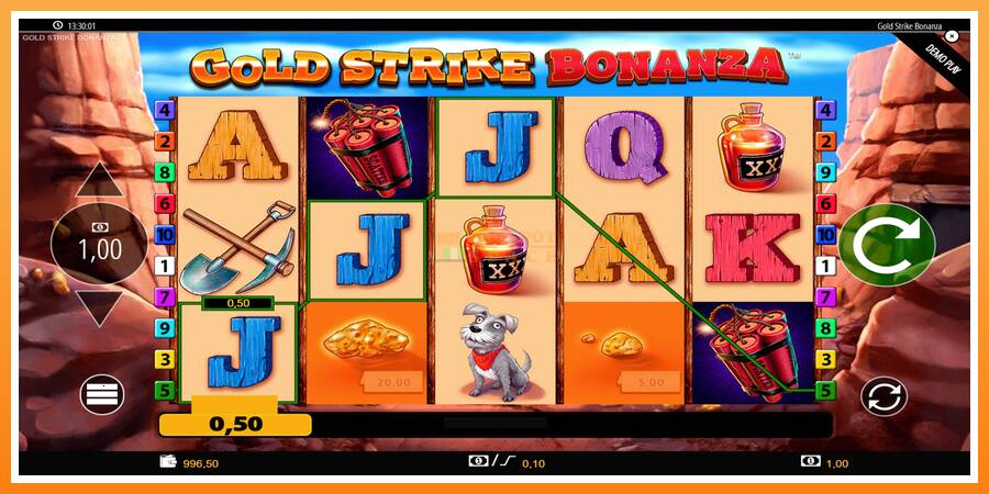 Gold Strike Bonanza leikjavél fyrir peninga, mynd 2