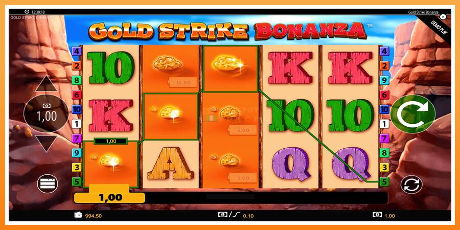 Gold Strike Bonanza leikjavél fyrir peninga, mynd 3