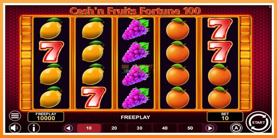 Cashn Fruits Fortune 100 leikjavél fyrir peninga, mynd 1