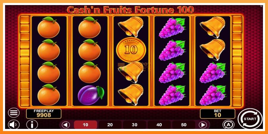 Cashn Fruits Fortune 100 leikjavél fyrir peninga, mynd 3