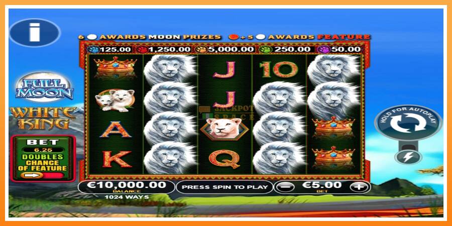 Full Moon: White King PowerPlay Jackpot leikjavél fyrir peninga, mynd 1