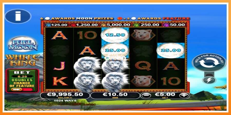 Full Moon: White King PowerPlay Jackpot leikjavél fyrir peninga, mynd 2