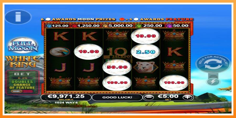 Full Moon: White King PowerPlay Jackpot leikjavél fyrir peninga, mynd 3