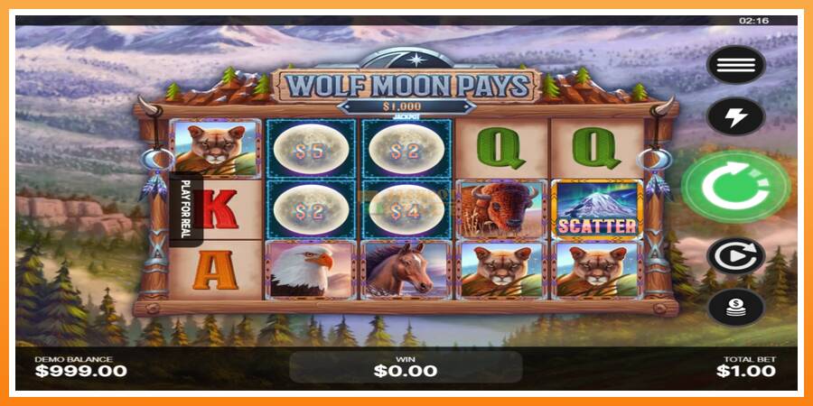 Wolf Moon Pays leikjavél fyrir peninga, mynd 2