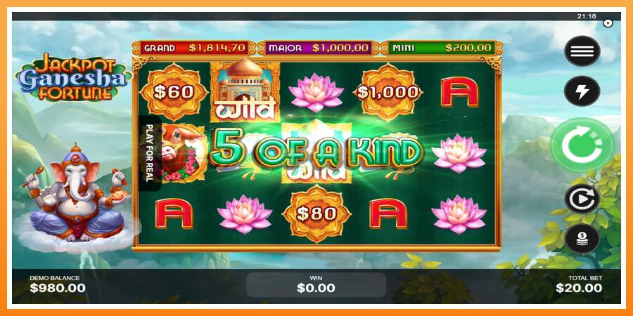 Jackpot Ganesha Fortune leikjavél fyrir peninga, mynd 3