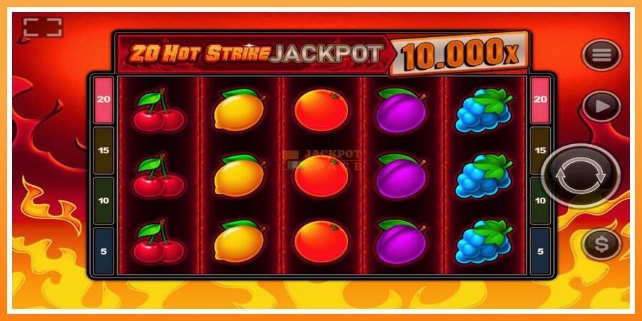 20 Hot Strike Jackpot leikjavél fyrir peninga, mynd 1