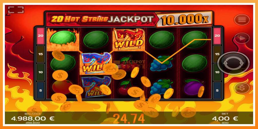 20 Hot Strike Jackpot leikjavél fyrir peninga, mynd 4