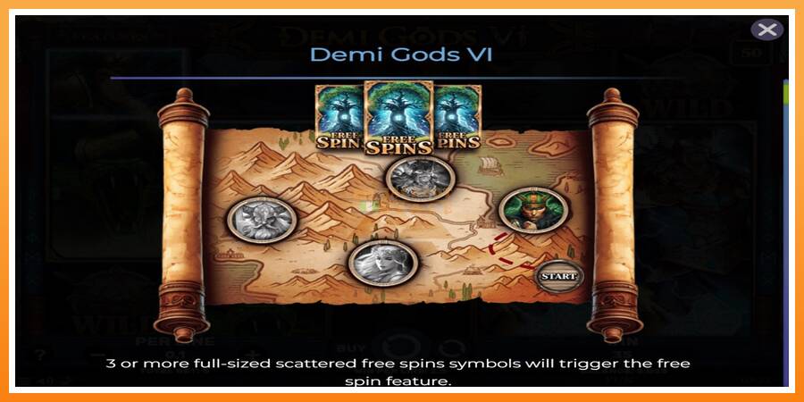 Demi Gods 6 leikjavél fyrir peninga, mynd 4