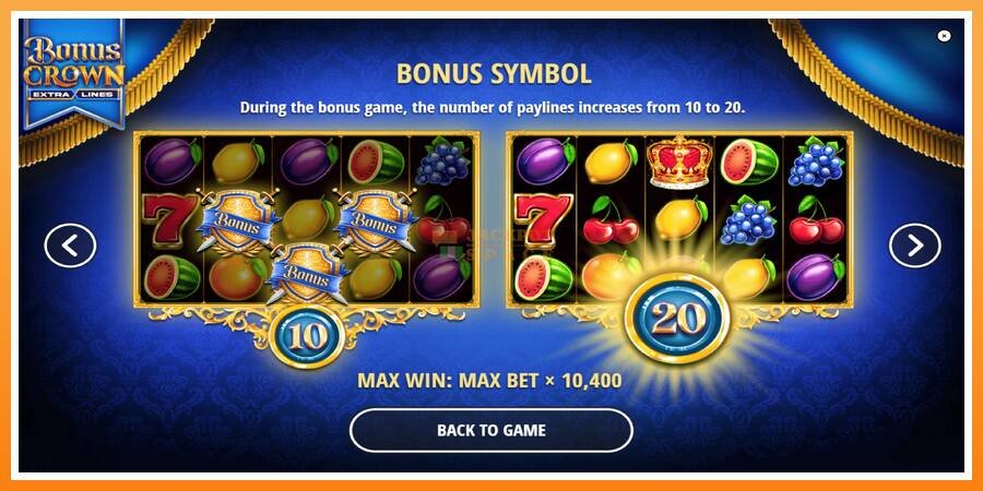 Bonus Crown leikjavél fyrir peninga, mynd 6