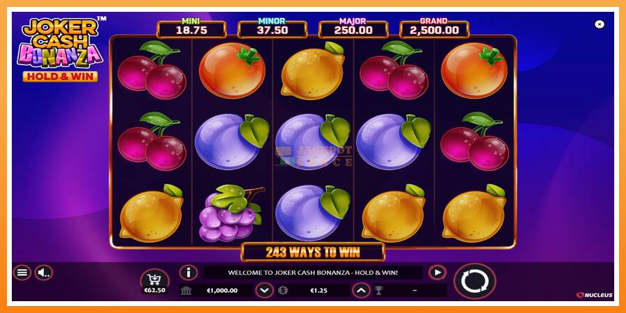 Joker Cash Bonanza - Hold & Win leikjavél fyrir peninga, mynd 1