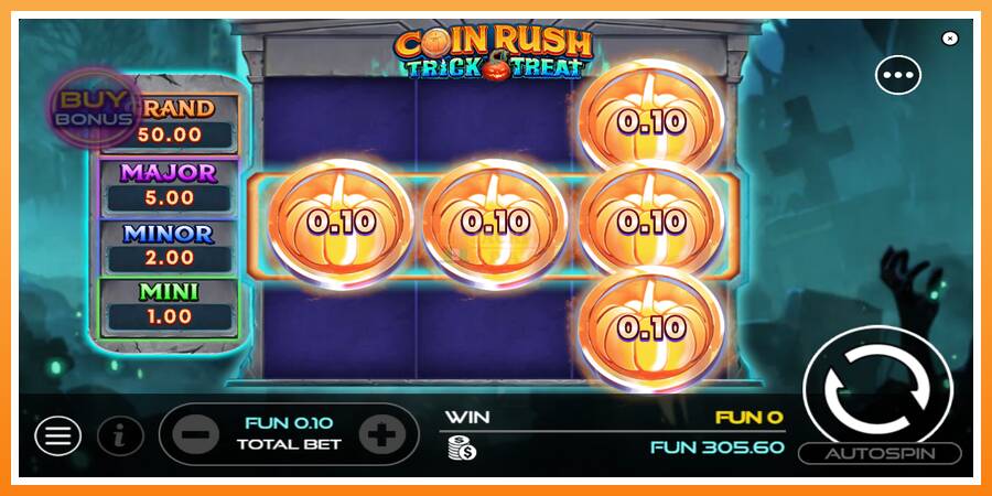 Coin Rush: Trick o Treat leikjavél fyrir peninga, mynd 3