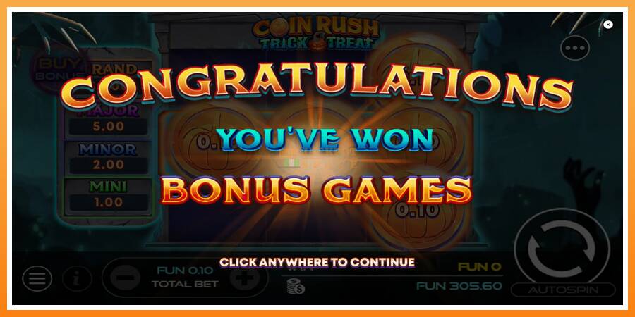 Coin Rush: Trick o Treat leikjavél fyrir peninga, mynd 4