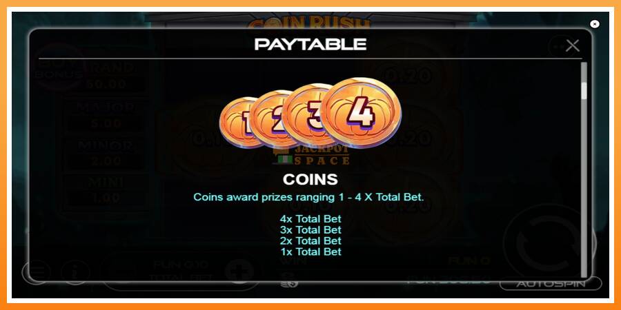 Coin Rush: Trick o Treat leikjavél fyrir peninga, mynd 7