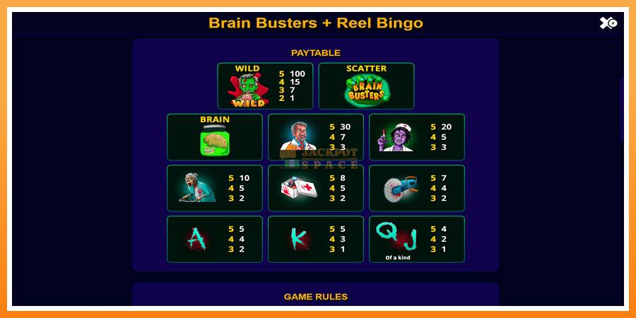 Brain Busters leikjavél fyrir peninga, mynd 6