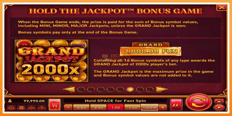 16 Coins Grand Gold Edition Halloween Jackpots leikjavél fyrir peninga, mynd 5