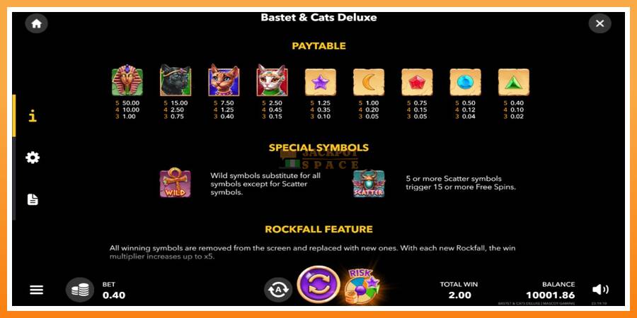 Bastet & Cats Deluxe leikjavél fyrir peninga, mynd 5