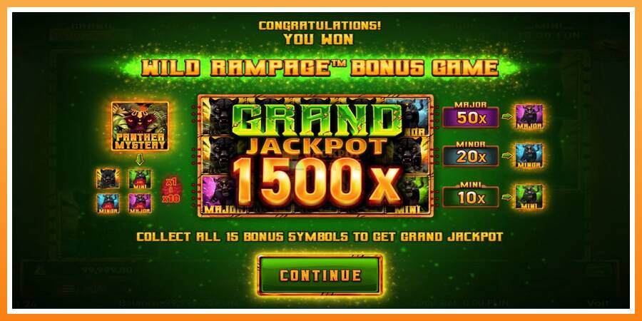 Mighty Wild: Panther Grand Gold Edition Halloween Jackpots leikjavél fyrir peninga, mynd 3