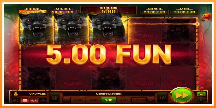 Mighty Wild: Panther Grand Gold Edition Halloween Jackpots leikjavél fyrir peninga, mynd 4