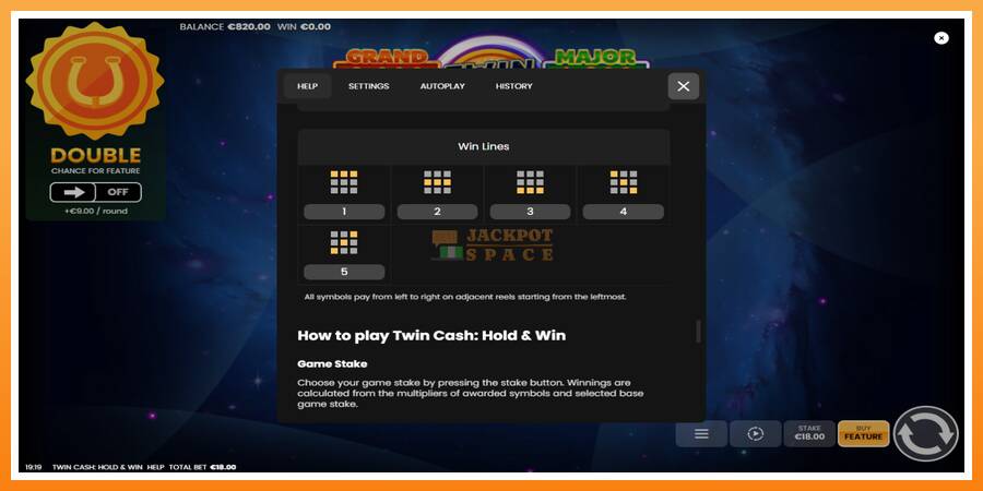 Twin Cash: Hold and Win leikjavél fyrir peninga, mynd 7