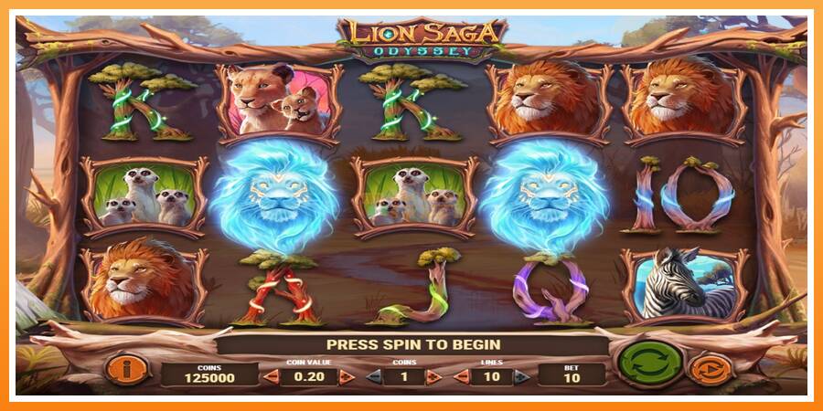 Lion Saga Odyssey leikjavél fyrir peninga, mynd 1