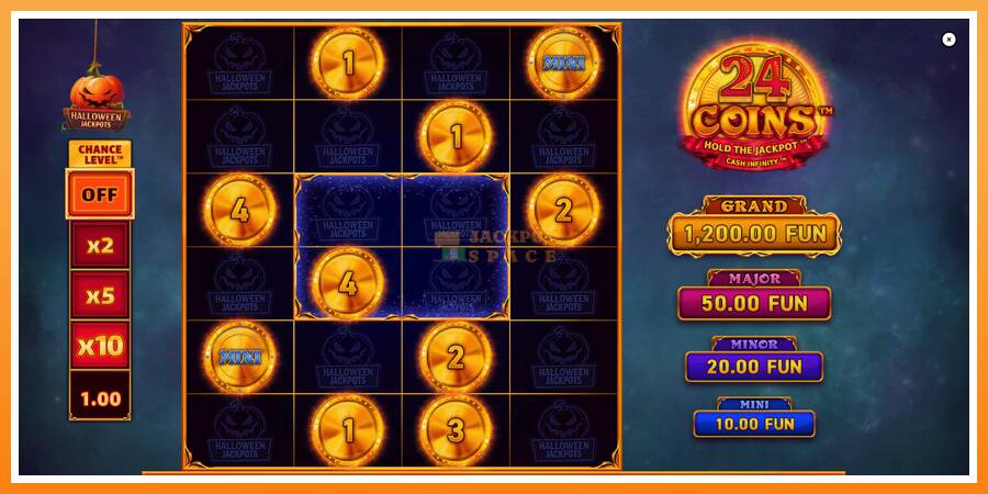 24 Coins Halloween Jackpots leikjavél fyrir peninga, mynd 2