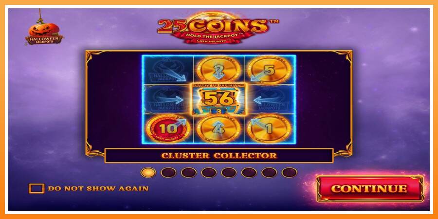 25 Coins Halloween Jackpots leikjavél fyrir peninga, mynd 1