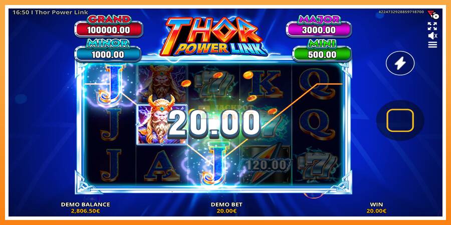 Thor Power Link leikjavél fyrir peninga, mynd 5